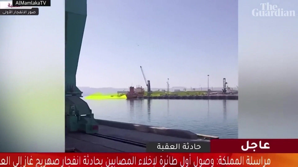 Thirteen killed 251 injured by gas leak in Jordan port city